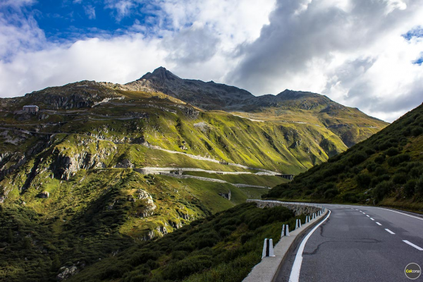 Road trip in Switzerland Furka Pass