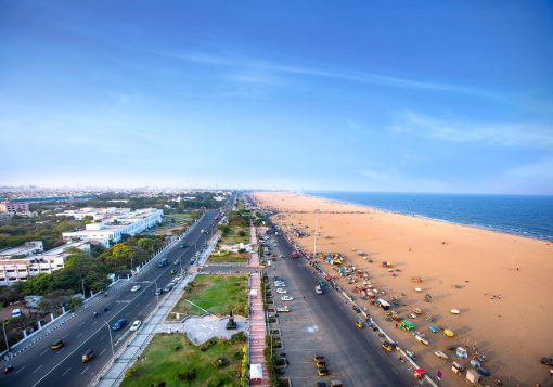marina beach chennai city tamil nadu